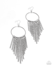 Load image into Gallery viewer, Paparazzi Streamline Shimmer Earrings-Bling Is Just A Thing
