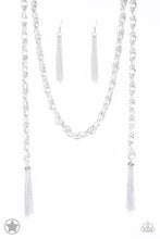Load image into Gallery viewer, Paparazzi Scarfed-For-Attention-(Silver)- Bling is Just A Thing
