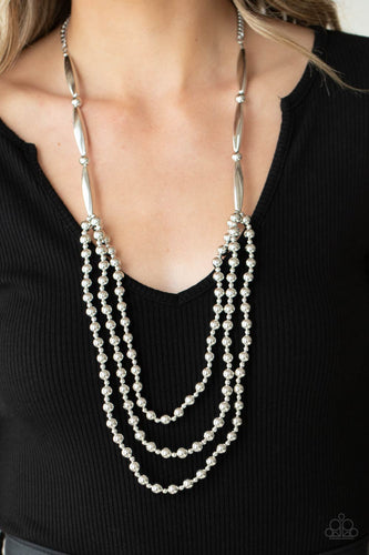 Long Silver Necklace