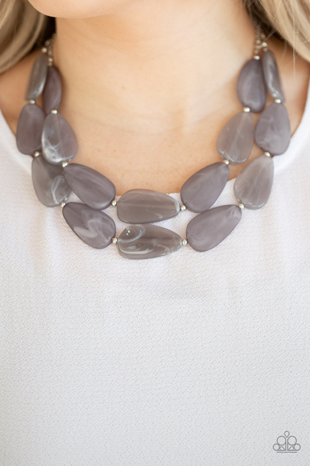 Paparazzi Colorfully Calming Silver - Bling Is Just A Thing